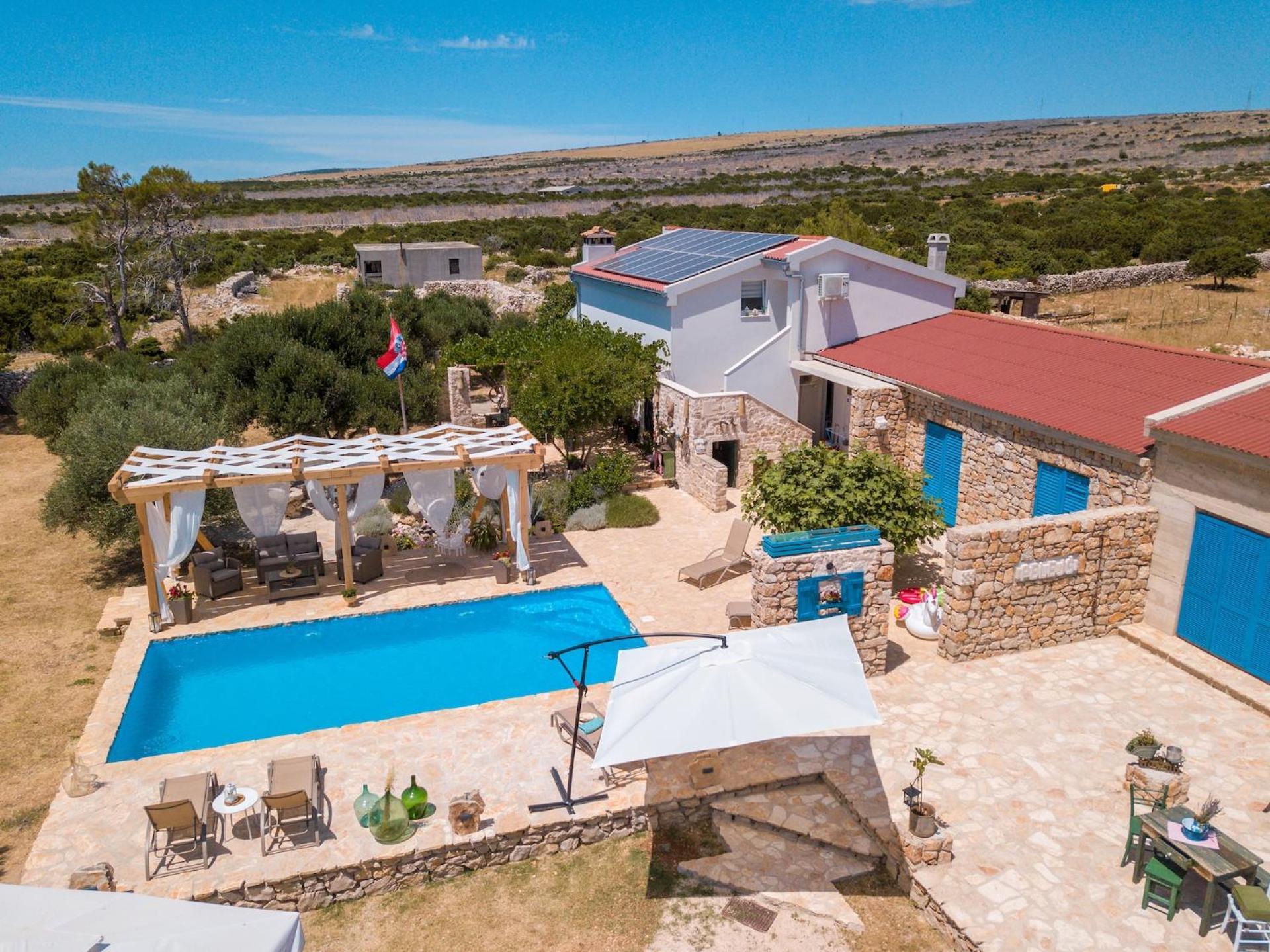 Villa Opg Pelejs Pag Town Zimmer foto
